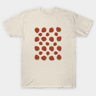 Strawberry Pattern T-Shirt